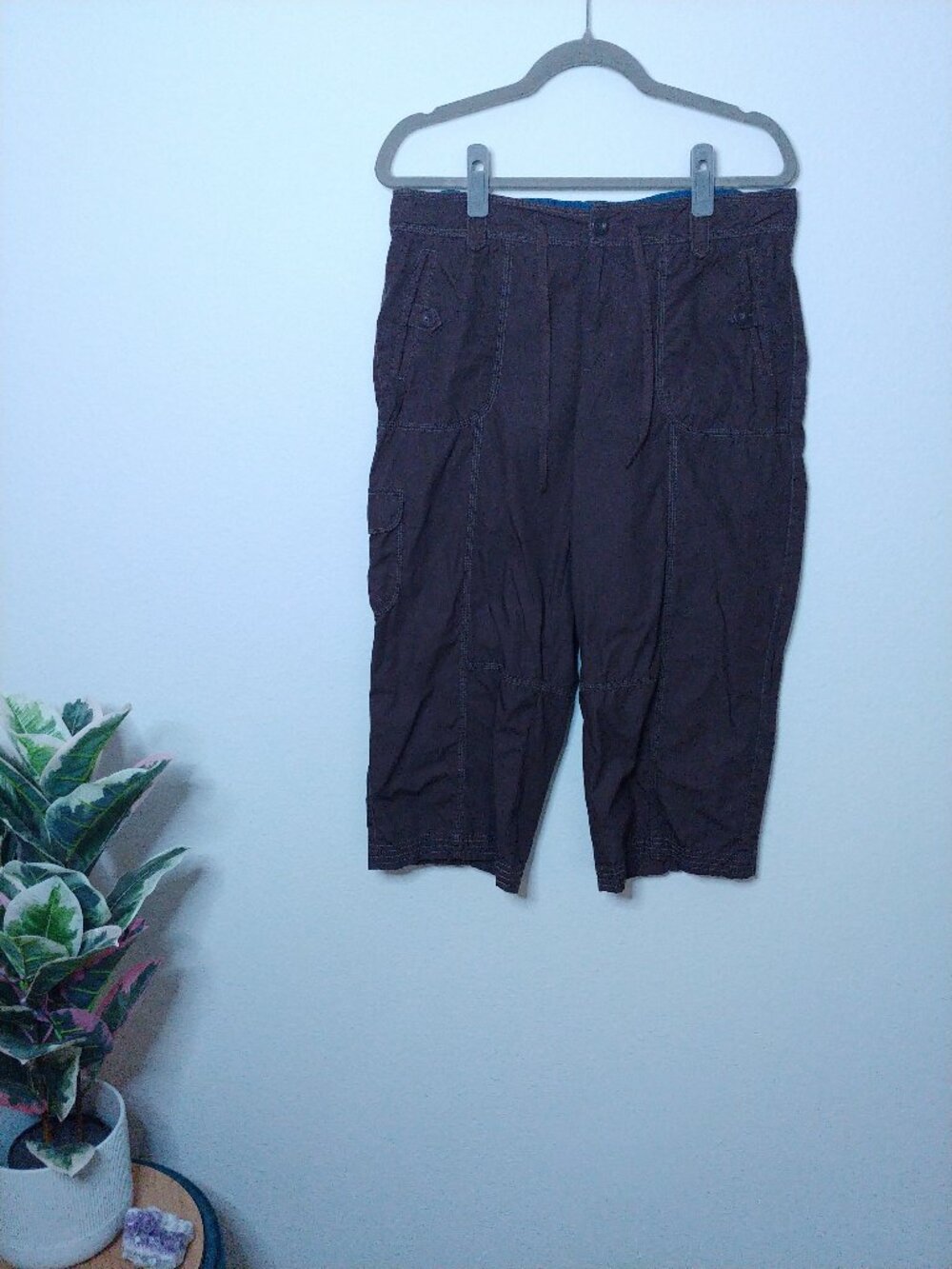 SJB Active Brown Cargo Style Capris